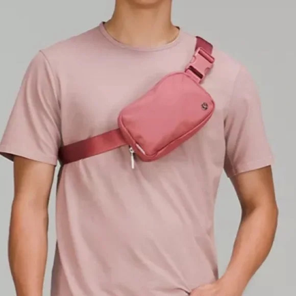 ❤️ Lululemon Brier Rose Extended Strap Everywhere Belt Bag NWT